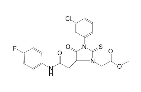 1-imidazolidineacetic acid, 3-(3-chlorophenyl)-5-[2-[(4-fluorophenyl)amino]-2-oxoethyl]-4-oxo-2-thioxo-, methyl ester