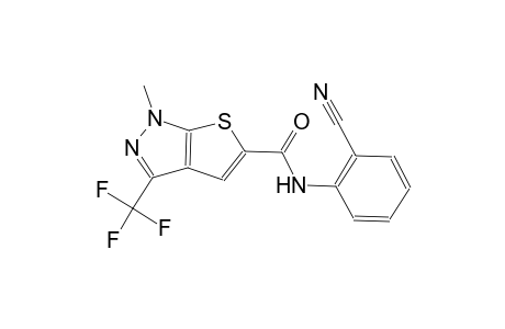 1H-thieno[2,3-c]pyrazole-5-carboxamide, N-(2-cyanophenyl)-1-methyl-3-(trifluoromethyl)-