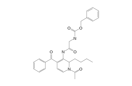 1-ACETYL-2-N-BUTYL-3-BENZYLOXY-CARBONYLAMINO-METHYLCARBONYL-AMINO-4-BENZOYL-1,2-DIHYDROPYRIDINE