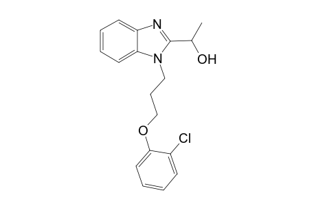 1H-1,3-Benzimidazole-2-methanol, 1-[3-(2-chlorophenoxy)propyl]-.alpha.-methyl-