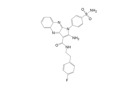 2-amino-1-[4-(aminosulfonyl)phenyl]-N-[2-(4-fluorophenyl)ethyl]-1H-pyrrolo[2,3-b]quinoxaline-3-carboxamide