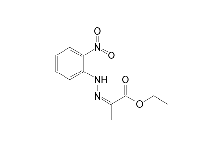 (2Z)-2-[(2-nitrophenyl)hydrazinylidene]propanoic acid ethyl ester