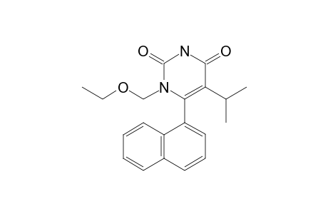 1-(ETHOXYMETHYL)-55-ISOPROPYL-6-(NAPHTH-1-YL)-URACIL