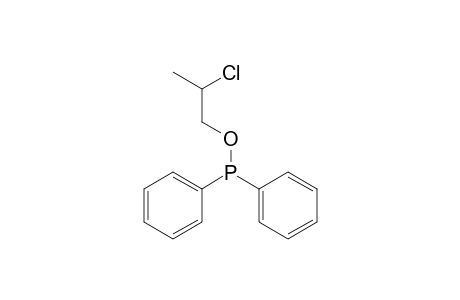 Phosphinous acid, diphenyl-, 2-chloropropyl ester
