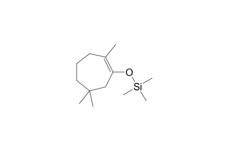 2,6,6-TRIMETHYL-1-((TRIMETHYLSILYL)-OXY)-CYCLOHEPTENE