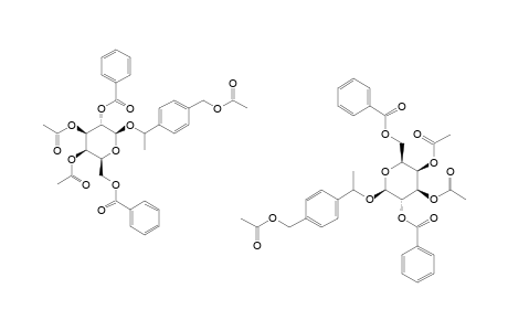 [4-O-ACETOXYMETHYL-(1-(R,S)-ETHYLOXY)]-PHENYL-3,4-DI-O-ACETYL-2,6-DI-O-BENZOYL-BETA-D-GALACTOPYRANOSIDE