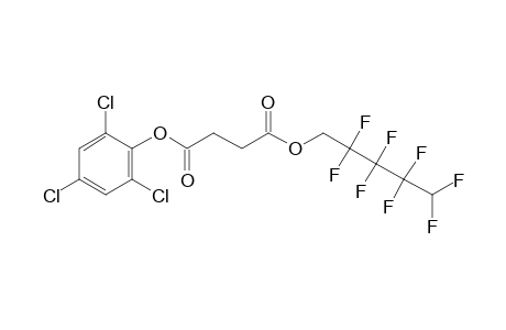 Succinic acid, 2,2,3,3,4,4,5,5-octafluoropentyl 2,4,6-trichlorophenyl ester