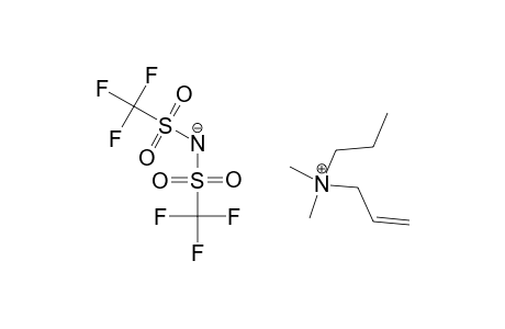 ALLYLDIMETHYLPROPYLAMMONIUM-BIS-(TRIFLUOROMETHANESULFONYL)-IMIDE;[AMMP]-AM-TFSI