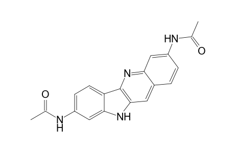 N-(3-acetamido-10H-indolo[3,2-b]quinolin-8-yl)acetamide