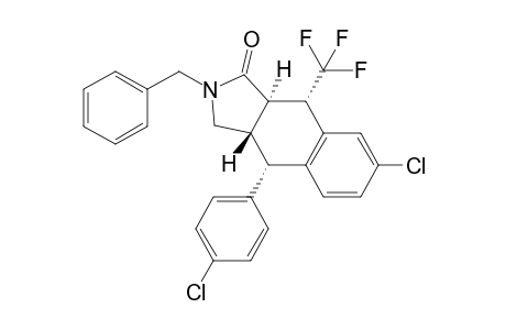 (3aR,4S,9S,9aS)-2-benzyl-6-chloro-9-(4-chlorophenyl)-4-(trifluoromethyl)-3a,4,9,9a-tetrahydro-1H-benzo[f]isoindol-3-one