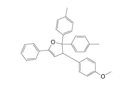 2,3-Dihydro-2,2-bis(4-methylphenyl)-3-(4-methoxyphenyl)-5-phenylfuran
