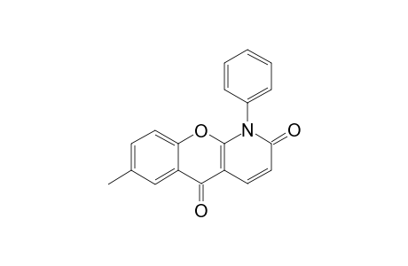 7-METHYL-1-PHENYL-5-OXO-CHROMANO-[2,3-B]-DIHYDRO-2(1H)-PYRIDONE