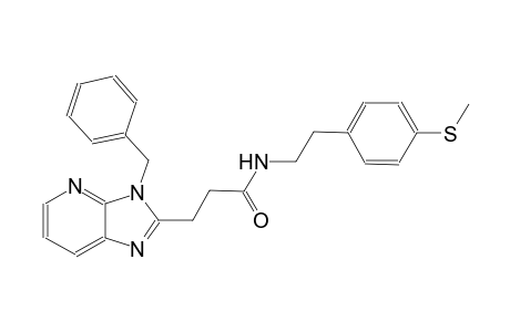 3H-imidazo[4,5-b]pyridine-2-propanamide, N-[2-[4-(methylthio)phenyl]ethyl]-3-(phenylmethyl)-