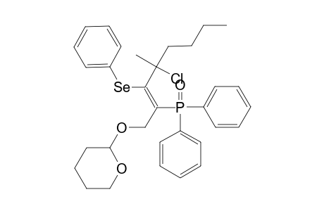 (1E)-3-CHLORO-3-METHYL-2-PHENYLSELENENYL-1-[(TETRAHYDRO-2H-PYRAN-2-YL-OXY)-METHYL]-HEPT-1-EN-1-YL-DIPHENYL-PHOSPHINE-OXIDE