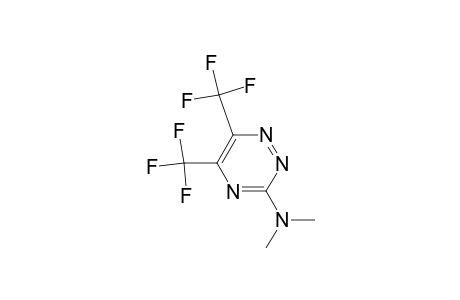 N,N-dimethyl-5,6-bis(trifluoromethyl)-1,2,4-triazin-3-amine