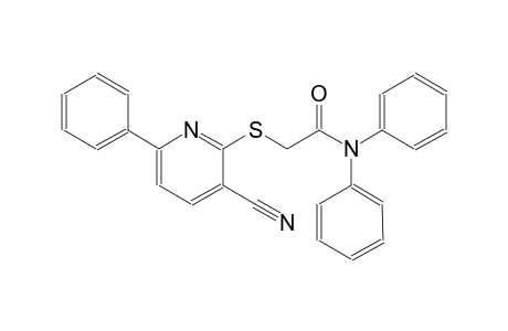 acetamide, 2-[(3-cyano-6-phenyl-2-pyridinyl)thio]-N,N-diphenyl-