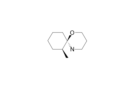 7-METHYL-1,5-OXAZASPIRO-[5.5]-UNDECANE;CIS-ISOMER