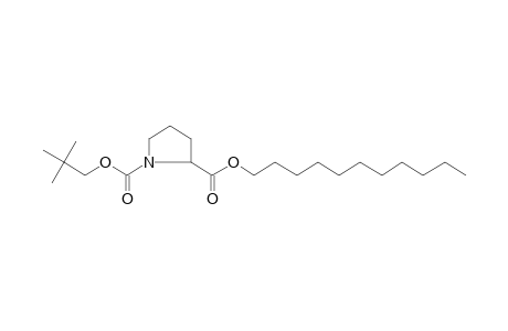 D-Proline, N-neopentyloxycarbonyl-, undecyl ester