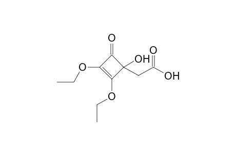 2-(2,3-diethoxy-1-hydroxy-4-keto-cyclobut-2-en-1-yl)acetic acid