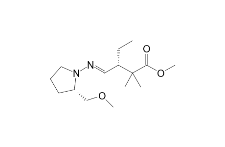 Methyl (3R,2'S)-3-({[2'-(methoxymethyl)pyrrolidin-1'-yl]imino}methyl)-2,2-dimethylpentanoate