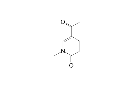 2-OXO-5-ACETYL-N-METHYL-5,6-DIDEHYDROPIPERIDINE