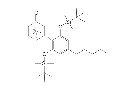 4-[4-Pentyl-2,6-bis(tert-butyldimethylsilyloxy)phenyl]-6,6-dimethylbicyclo[3.1.1]hept-2-one