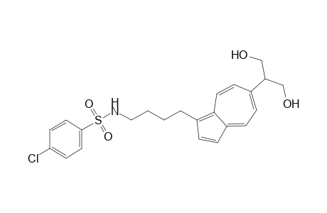 1-[4-(4-Chlorobenzenesulfonylamino)butyl]-6-(2-hydroxy-1-hydroxymethyl)ethylazulene
