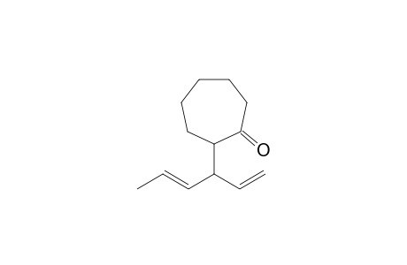 2-(1'-Ethenylbut-2'-enyl)cycloheptanone