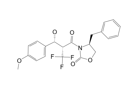 (4-S)-BENZYL-3-[(2-R,3-S)-3-HYDROXY-3-(4-METHOXYPHENYL)-2-(TRIFLUOROMETHYL)-PROPANOYL]-OXAZOLIDIN-2-ONE