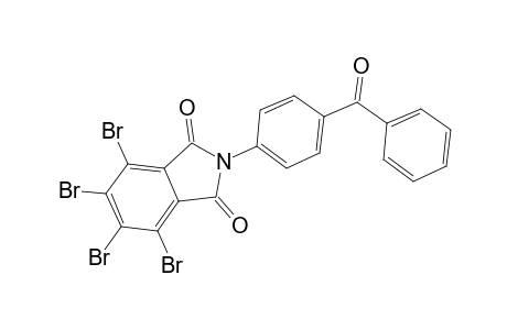 2-(4-Benzoylphenyl)-4,5,6,7-tetrabromo-1H-isoindole-1,3(2H)-dione