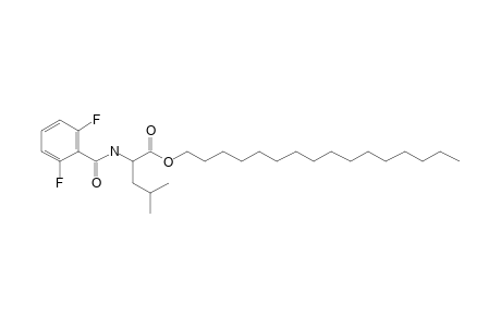 L-Leucine, N-(2,6-difluorobenzoyl)-, hexadecyl ester