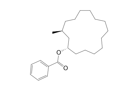 (1S,3S)-3-Methylcyclopentadecanol - Benzoate