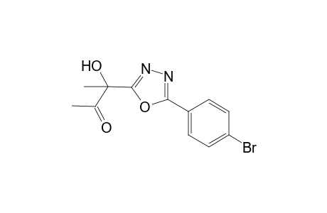 3-[5-(4-Bromophenyl)-1,3,4-oxadiazol-2-yl]-3-hydroxybutan-2-one