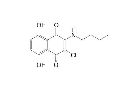 2-Butylamino-3-chloronaphthazarin