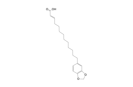 (E)-13-(1,3-benzodioxol-5-yl)-2-tridecenoic acid