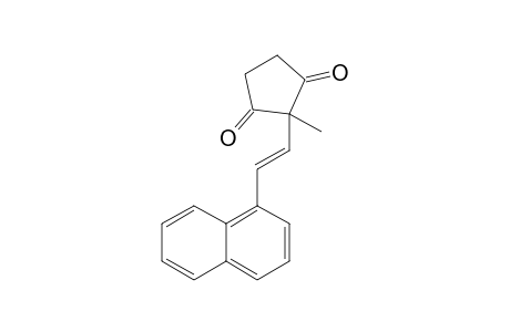 2-Methyl-2-[(E)-2-(1-naphthyl)ethenyl]cyclopentane-1,3-dione