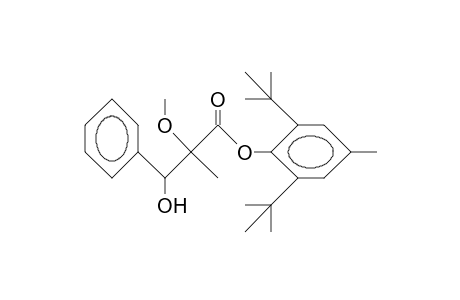 (2RS, 3Sr)-3-hydroxy-2-methoxy-2-methyl-3-phenyl-propanoic acid, 2,6-di-tert-butyl-4-methyl-phenyl ester