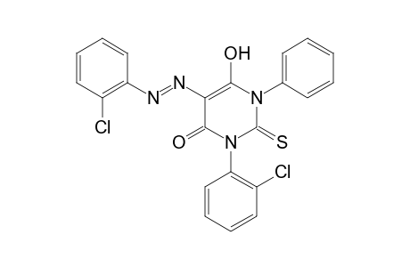 1-(o-chlorophenyl)-5-[(o-chlorophenyl)azo]-4-hydroxy-3-phenyl-2-thiouracil