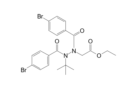 2-[(4-bromobenzoyl)-[(4-bromobenzoyl)-tert-butyl-amino]amino]acetic acid ethyl ester