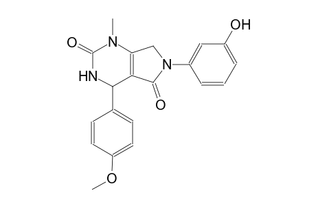 1H-pyrrolo[3,4-d]pyrimidine-2,5-dione, 3,4,6,7-tetrahydro-6-(3-hydroxyphenyl)-4-(4-methoxyphenyl)-1-methyl-