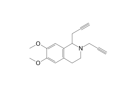Isoquinoline, 1,2,3,4-tetrahydro-6,7-dimethoxy-1,2-di-2-propynyl-