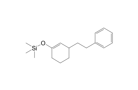 3-(2-Phenylethyl)-1-trimethylsilyloxycyclohex-1-ene