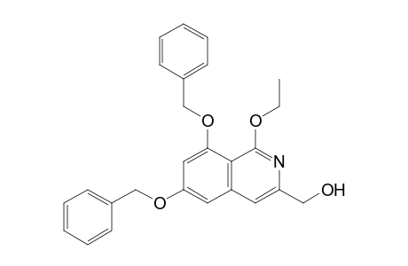 3-Isoquinolinemethanol, 1-ethoxy-6,8-bis(phenylmethoxy)-