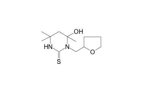 Tetrahydropyrimidine-2-thione, 6-hydroxy-4,4,6-trimethyl-1-(tetrahydrofuran-2-ylmethyl)-
