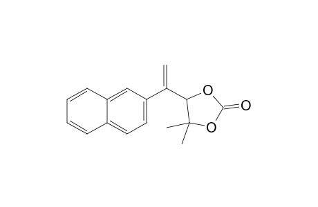 4,4-Dimethyl-5-[1-(2-naphthyl)ethenyl]-1,3-dioxolan-2-one
