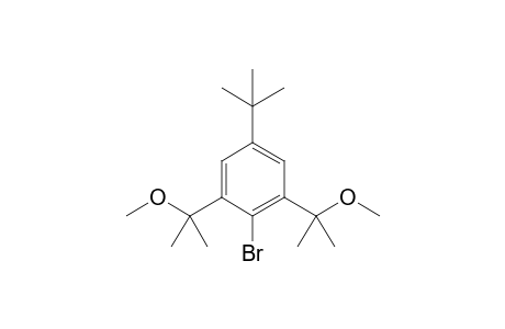 2-Bromanyl-5-tert-butyl-1,3-bis(2-methoxypropan-2-yl)benzene