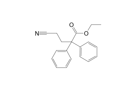 Ethyl 4-cyano-8,8-diphenylbutanoate