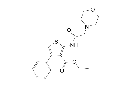 ethyl 2-[(4-morpholinylacetyl)amino]-4-phenyl-3-thiophenecarboxylate