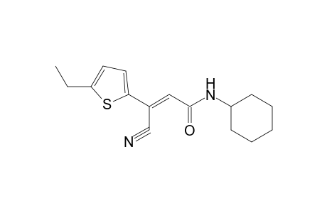 3-Cyano-N-cyclohexyl-3-(5-ethyl-thiophen-2-yl)-acrylamide