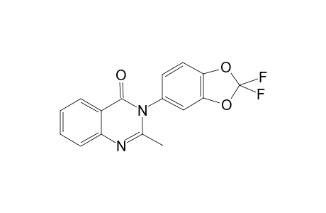 3-(2,2-difluoro-1,3-benzodioxol-5-yl)-2-methyl-4-quinazolinone